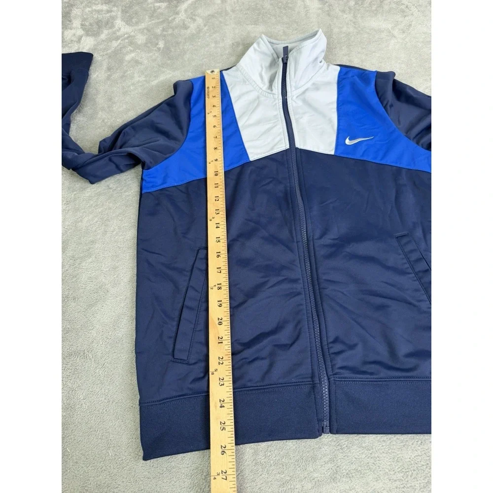 Vintage Y2K Nike Track Jacket Men's Size Medium Blue Full Zip